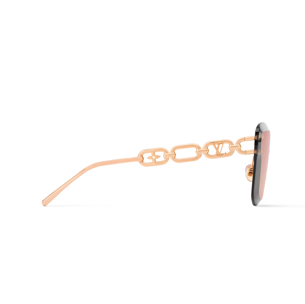 Louis Vuitton Women Cat Eye Frame Rose Gold Sunglasses