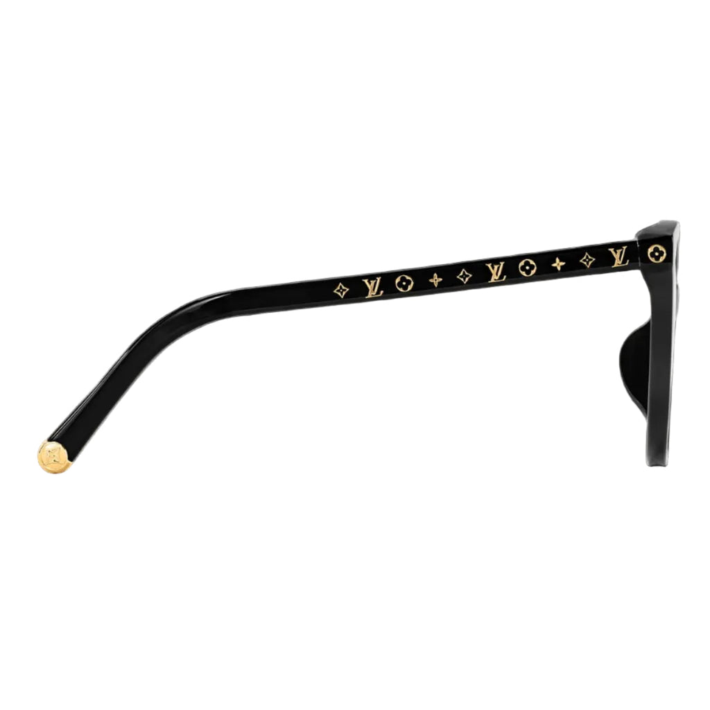 Louis Vuitton Women Cat Eye Frame Smoke Black Sunglasses