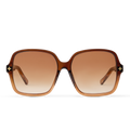 Louis Vuitton Women Square Frame Dark Brown Sunglasses