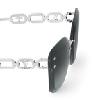 Louis Vuitton Women Cat Eye Frame Silver Sunglasses