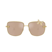 Versace Women Butterfly Frame Gold Sunglasses