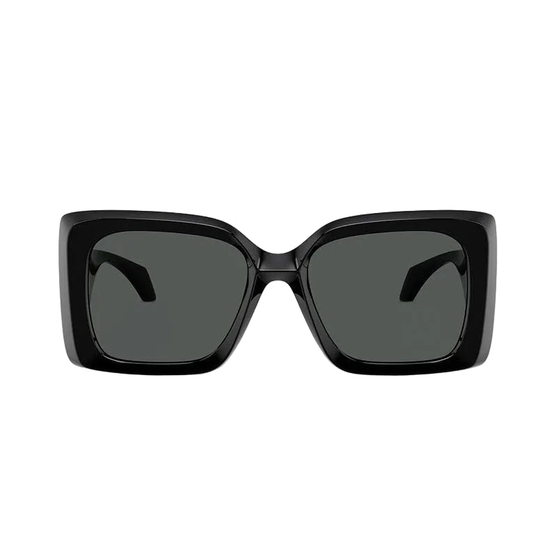 Versace Women Square Frame Cobra Black Sunglasses