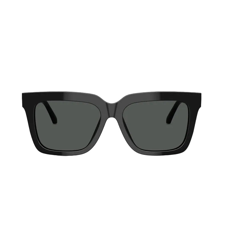 Versace Women Square Frame Matte Black Sunglasses
