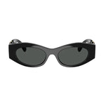 Versace Women Cat-Eye Frame Soft Black Sunglasses