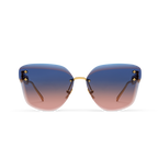 Louis Vuitton Women Cat Eye Frame Honey Gold Sunglasses