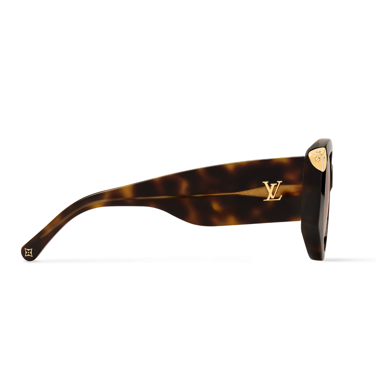 Louis Vuitton Women Cat-Eye Frame Dark Tortoise Sunglasses