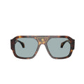 Versace Women Navigator Frame Brown Tortoiseshell Sunglasses