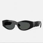 Versace Women Cat-Eye Frame Natural Black Sunglasses