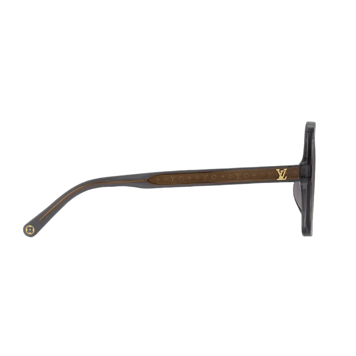 Louis Vuitton Women Square Frame Onyx Black Sunglasses