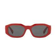 Versace Women Oval Frame Red Sunglasses