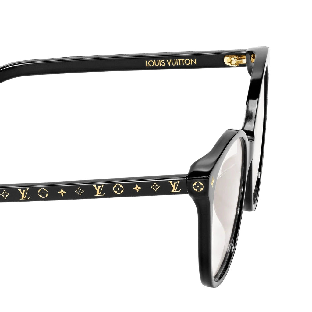Louis Vuitton Women Cat Eye Frame Smoke Black Sunglasses