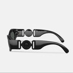 Versace Women Cat-Eye Frame Natural Black Sunglasses