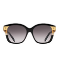 Louis Vuitton Women Square Frame Coil black Sunglasses