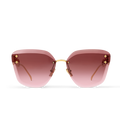 Louis Vuitton Women Cat Eye Frame Shiny Gold Sunglasses