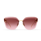 Louis Vuitton Women Cat Eye Frame Shiny Gold Sunglasses