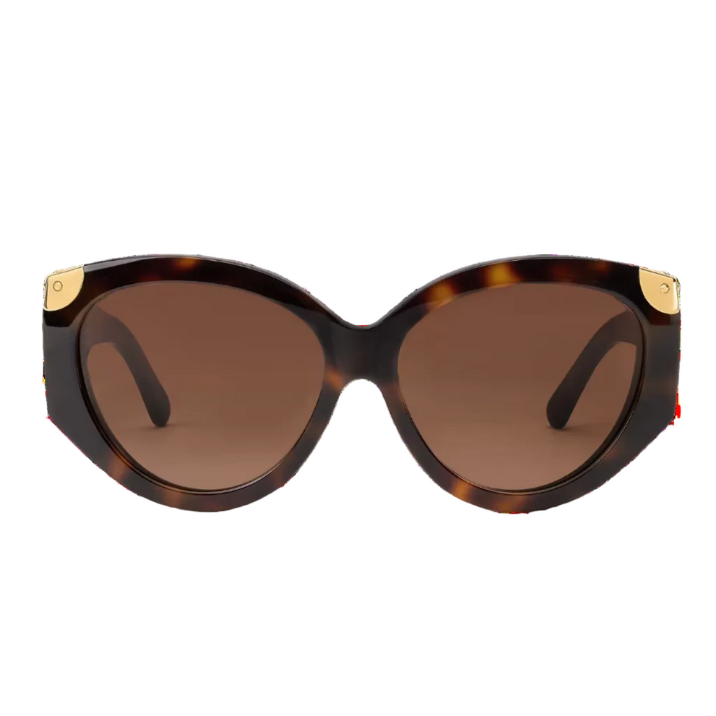 Louis Vuitton Women Cat-Eye Frame Dark Tortoise Sunglasses