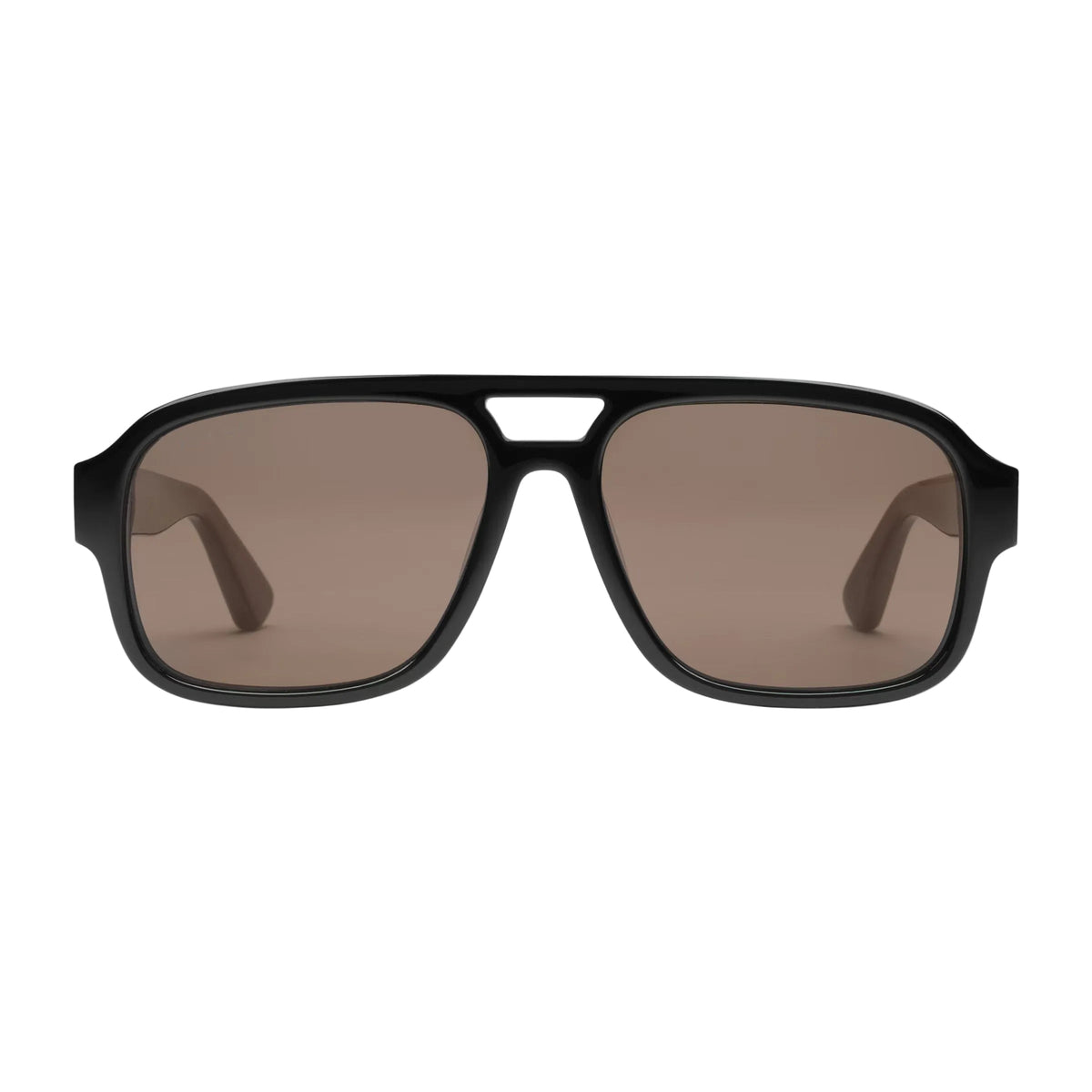 Gucci Women Navigator Frame Black Sunglasses