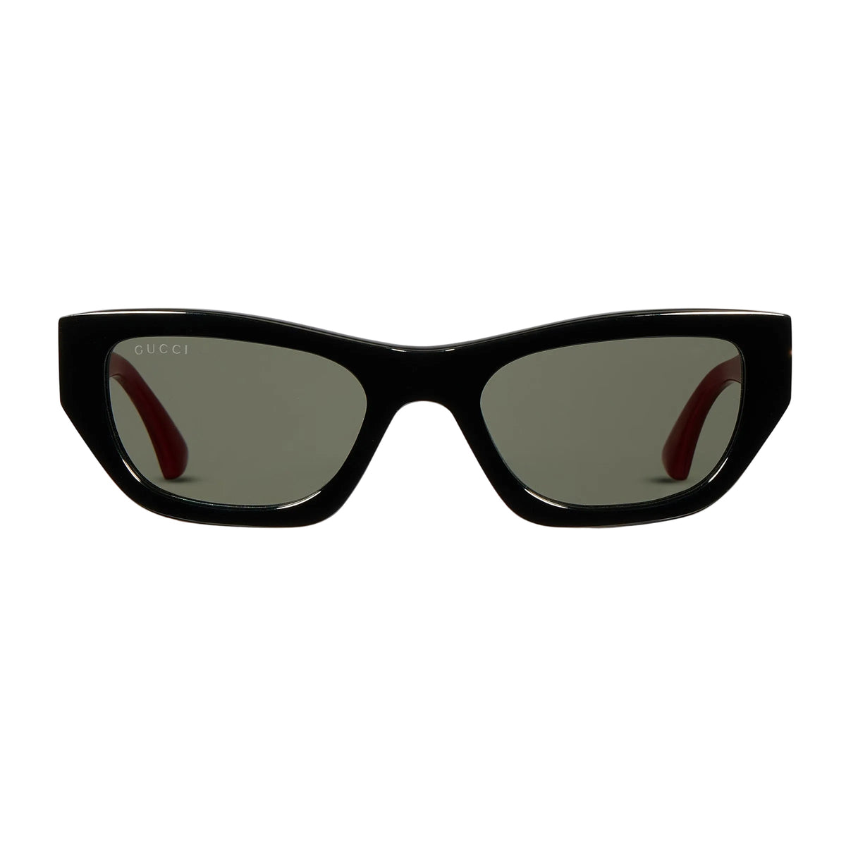 Gucci Women Cat Eye Frame Coal Black Sunglasses