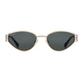 Gucci Women Geometrical Frame Gold Sunglasses