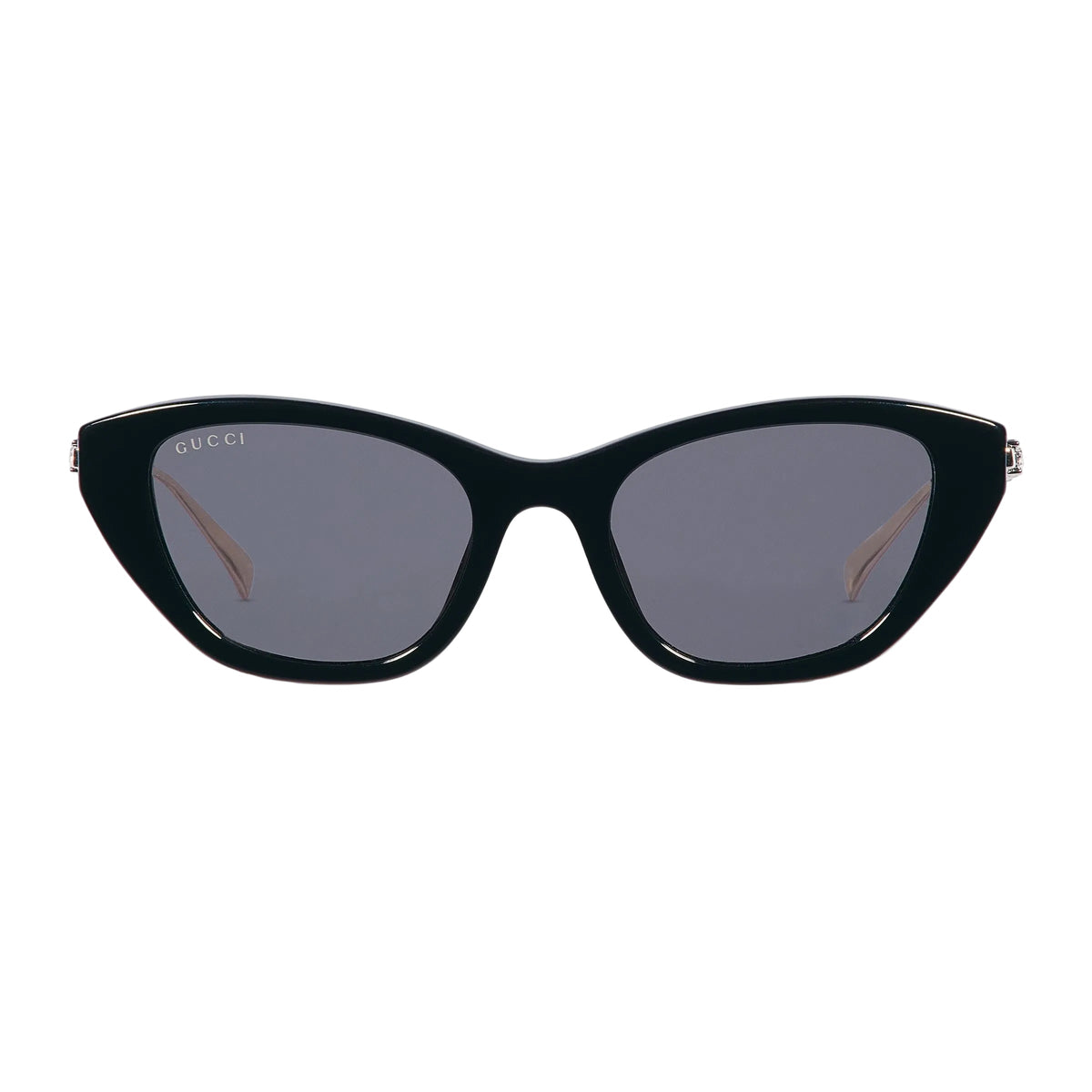 Gucci Women Cat Eye Frame Matte Black Sunglasses