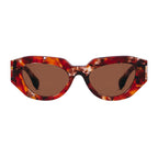 Gucci Women Cat Eye Frame Brown Sunglasses