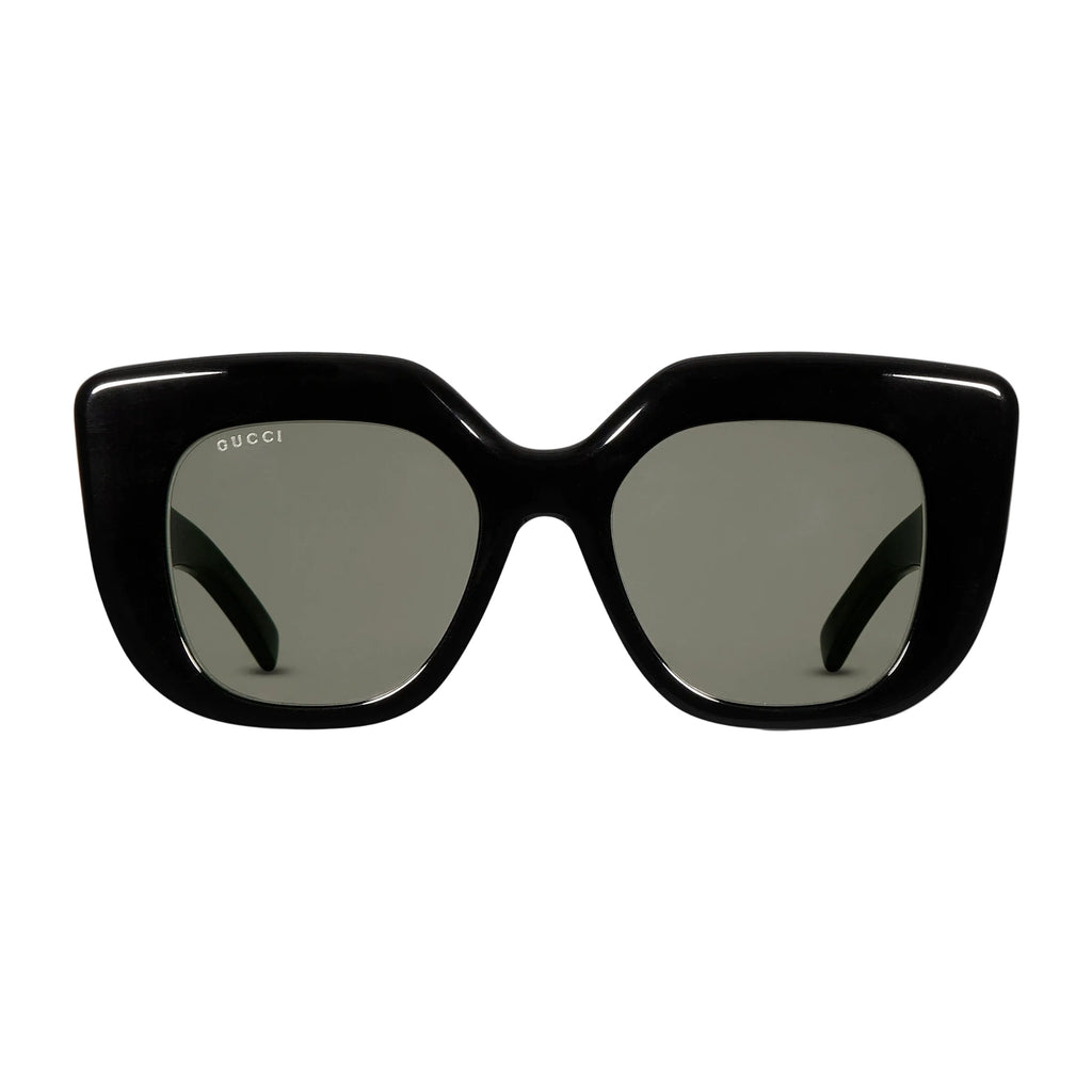 Gucci Women Square Frame Black Sunglasses