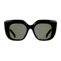 Gucci Women Square Frame Black Sunglasses