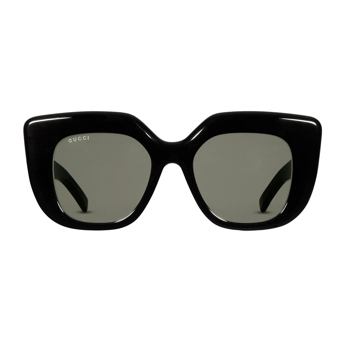 Gucci Women Square Frame Black Sunglasses
