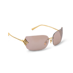 Louis Vuitton Women Rimless Frame Gold Sunglasses