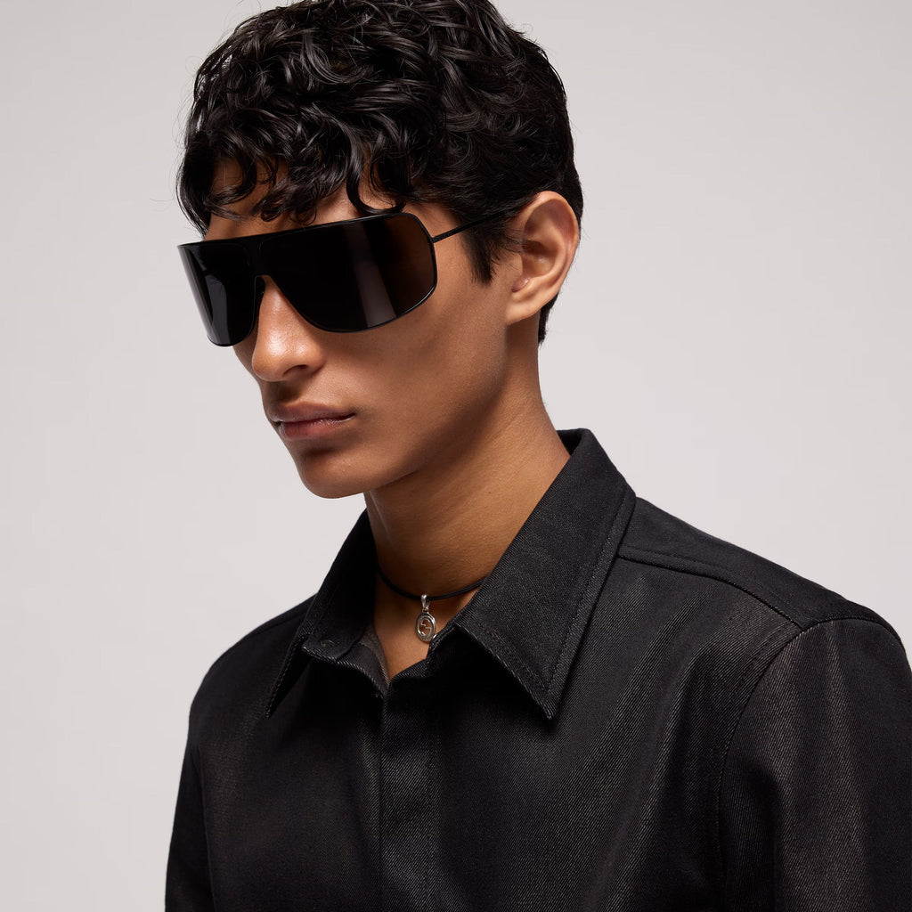 Gucci Women Mask Frame Black Sunglasses