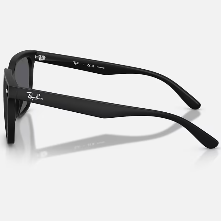 Ray Ban Women Square Frame Negro Mate Black Sunglasses