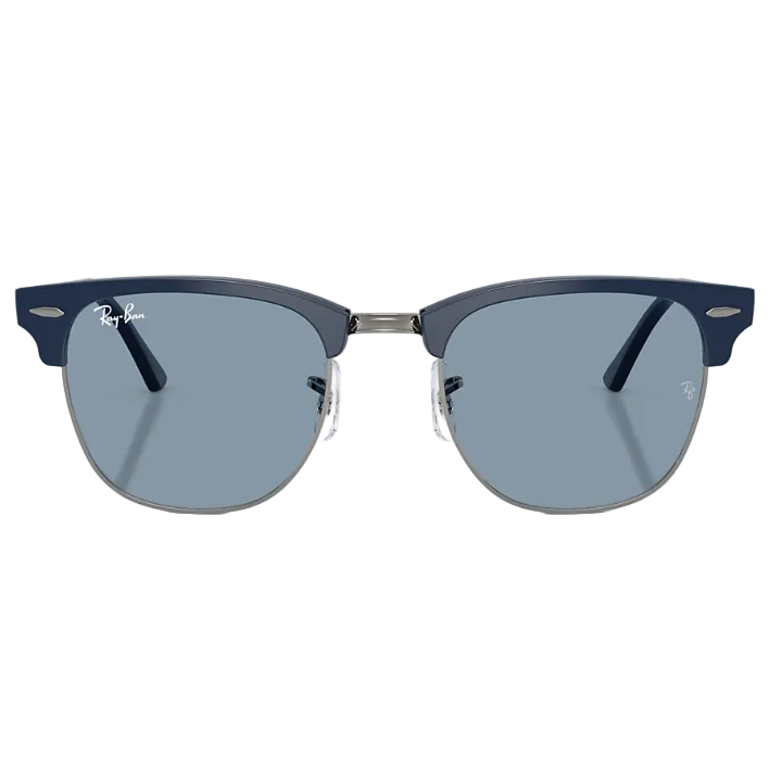 Ray Ban Women Square Frame Matte Blue Sunglasses