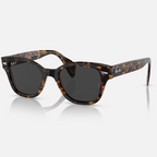 Ray Ban Men Square Frame Light Brown Sunglasses