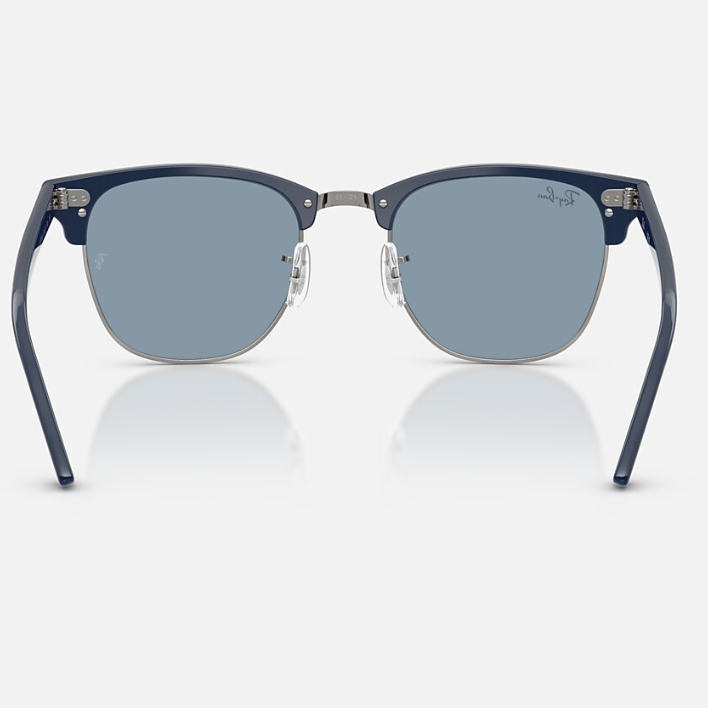 Ray Ban Women Square Frame Matte Blue Sunglasses