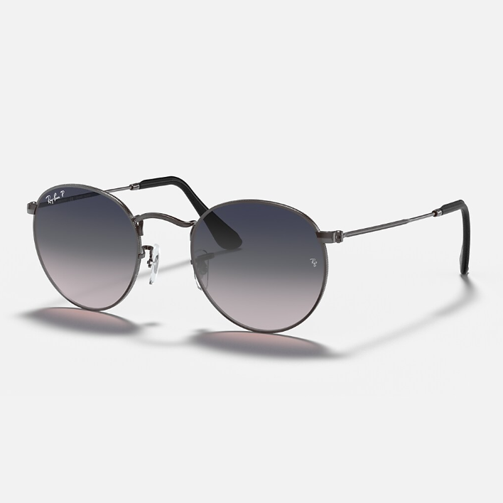 Ray Ban Women Round Frame Mercury Silver Sunglasses