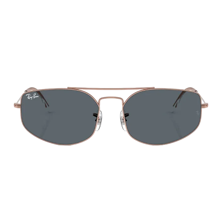 Ray Ban Women Irregular Frame Bronze Gold Sunglasses