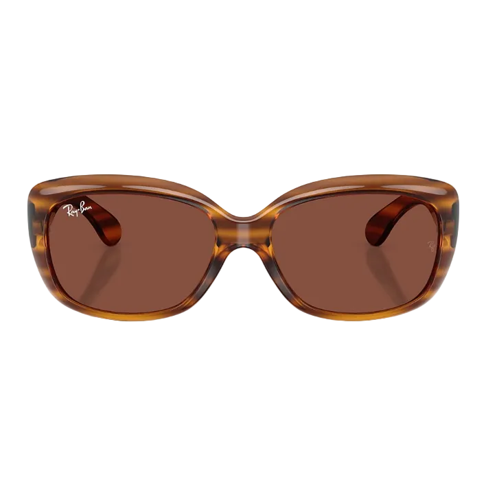 Ray Ban Women Butterfly Frame Brown Sunglasses