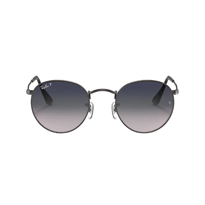 Ray Ban Women Round Frame Mercury Silver Sunglasses
