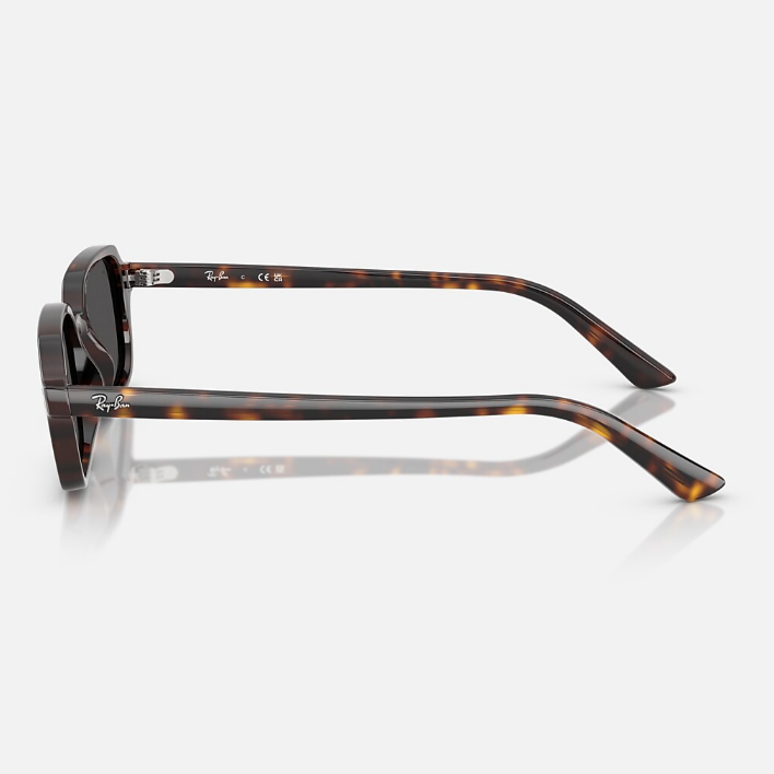 Ray Ban Women Pillow Frame Polished Havana Sunglasses