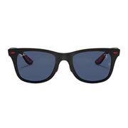 Ray Ban Men Square Frame Rustic Black Sunglasses