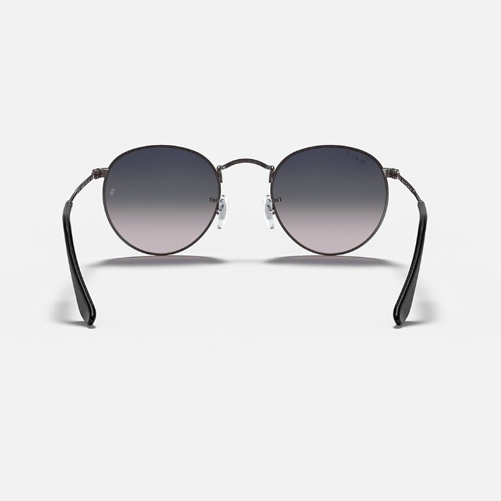 Ray Ban Women Round Frame Mercury Silver Sunglasses
