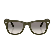 Ray Ban Women Square Frame Matte Military Green Sunglasses