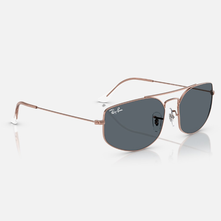 Ray Ban Women Irregular Frame Bronze Gold Sunglasses