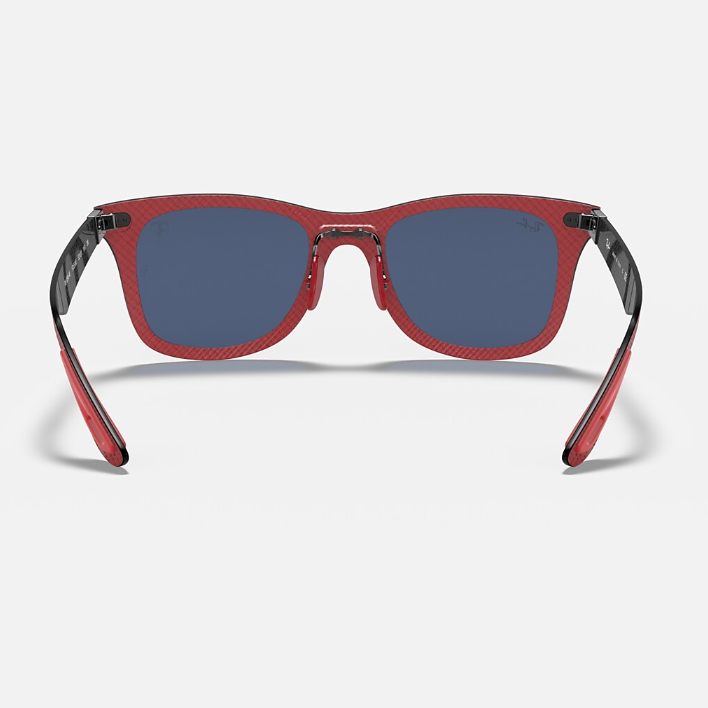 Ray Ban Men Square Frame Rustic Black Sunglasses