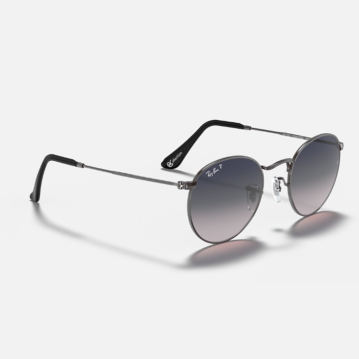 Ray Ban Women Round Frame Mercury Silver Sunglasses