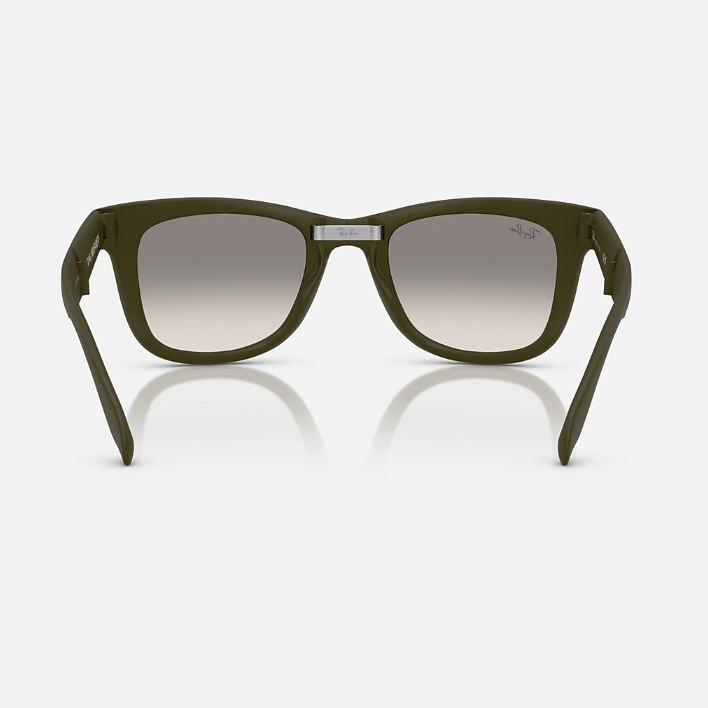 Ray Ban Women Square Frame Matte Military Green Sunglasses