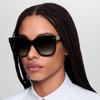 Louis Vuitton Women Cat Eye Frame Ebony Sunglasses
