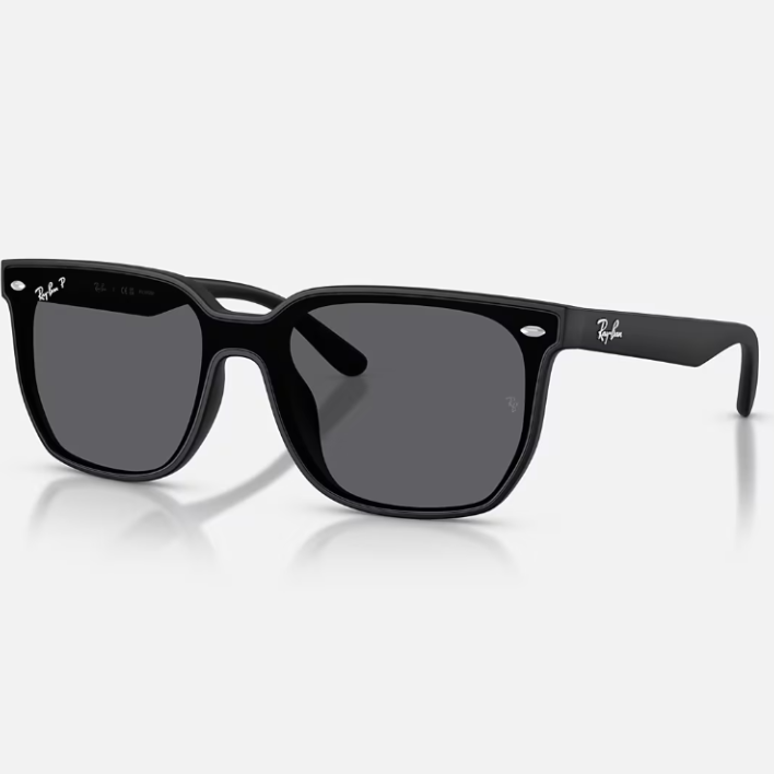 Ray Ban Women Square Frame Negro Mate Black Sunglasses