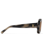 Louis Vuitton Women Square Frame Ink Black Sunglasses