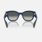 Ray Ban Women Square Frame  Polished Havana Grey Sunglasses